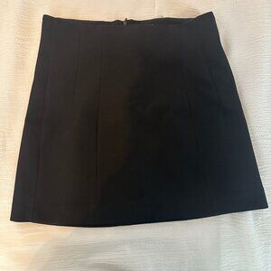 Zara Mini Skirt - Black - XS